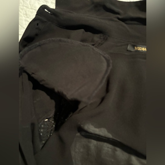 BALMAIN For H&M Silk Blouse Size 6 - Picture 9 of 14